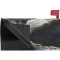 thumbnail image 6 of GZHJMY Black White Marble Magnetic Mailbox Cover Standard Size Mailbox Wraps MailWraps Post Letter Box Cover Garden Yard 21 x 18 in Home Decor, 6 of 7
