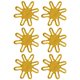 thumbnail image 2 of mfyjkho Manteles individuales de algodón con diseño de girasol | Decoración de mesa hecha a mano y resistente al calor | Almohadillas aislantes para cocina y comedor, 2 of 6