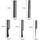thumbnail image 3 of Peine de pelo de 5 piezas para hombres y mujeres, peine de dientes finos y anchos para salón de casa, 3 of 5