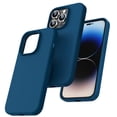 thumbnail image 1 of Funda de teléfono TOCOL para iPhone 14 Pro Silicone Midnight Blue, 1 of 6
