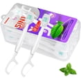 thumbnail image 1 of JOUGE Disposable Mini Toothbrush Travel Toothbrushes with Toothpaste Portable Peppermint (Perppermint, 16pcs), 1 of 6