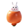 thumbnail image 1 of 1/2/4PCS Easter Carrot Rabbit Toys, Rabbit Squeezeing Toys for Adults Stress, Carrot Rabbit Funny Novelty PopUp Toy for Easter BasketStuffers, 1 of 9