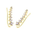 thumbnail image 1 of Pendientes jinwen 2 piezas de puños para los oídos amarillo, 1 of 8