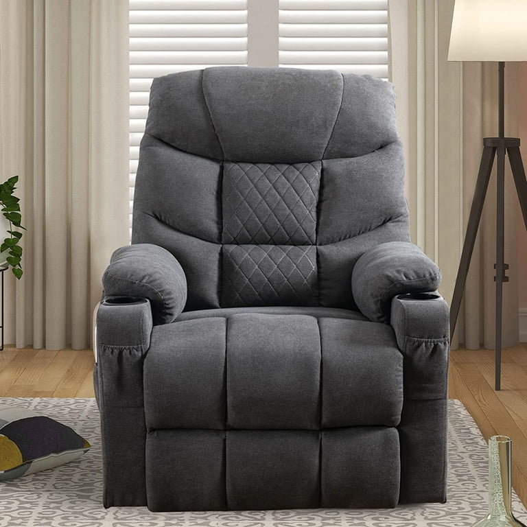IPKIG Power Lift Recliner Chairs for Elderly with Massage u0026 Heating, Linen  Fabric Sleeper Chair Sofa Recliners for Living Room, Comfy Home Theater  Seat Infinite Position/Cup Holders/USB Port - Walmart.com