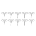 thumbnail image 1 of Camping Tent Pegs, 10pcs Luminous Ground Anchor Pegs  For Garden For BBQ, 1 of 8