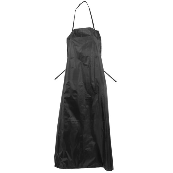 ELAYARD Simple Black Waterproof Apron for Cooking Baking with Oil Resistant Material