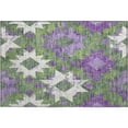 thumbnail image 2 of Addison Rugs Mayfield Premium Machine Washable Transitional Aztec Green Rectangle Rug, 1'8" x 2'6", 2 of 6