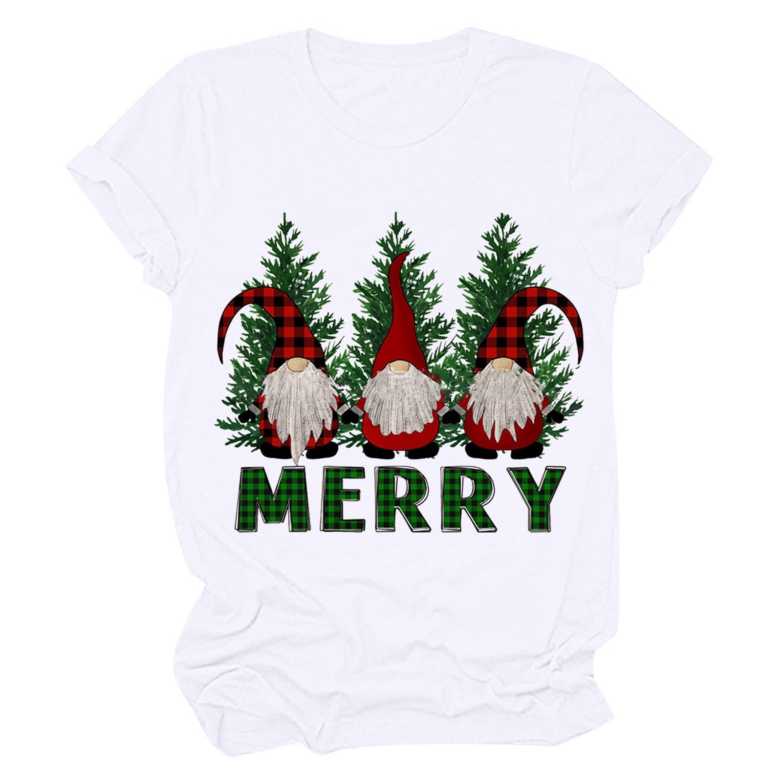 Haut De Noël Femme Manches 3/4 - Imprimé Sapin - Coupe Grande Taille - Confort Et Style Festif