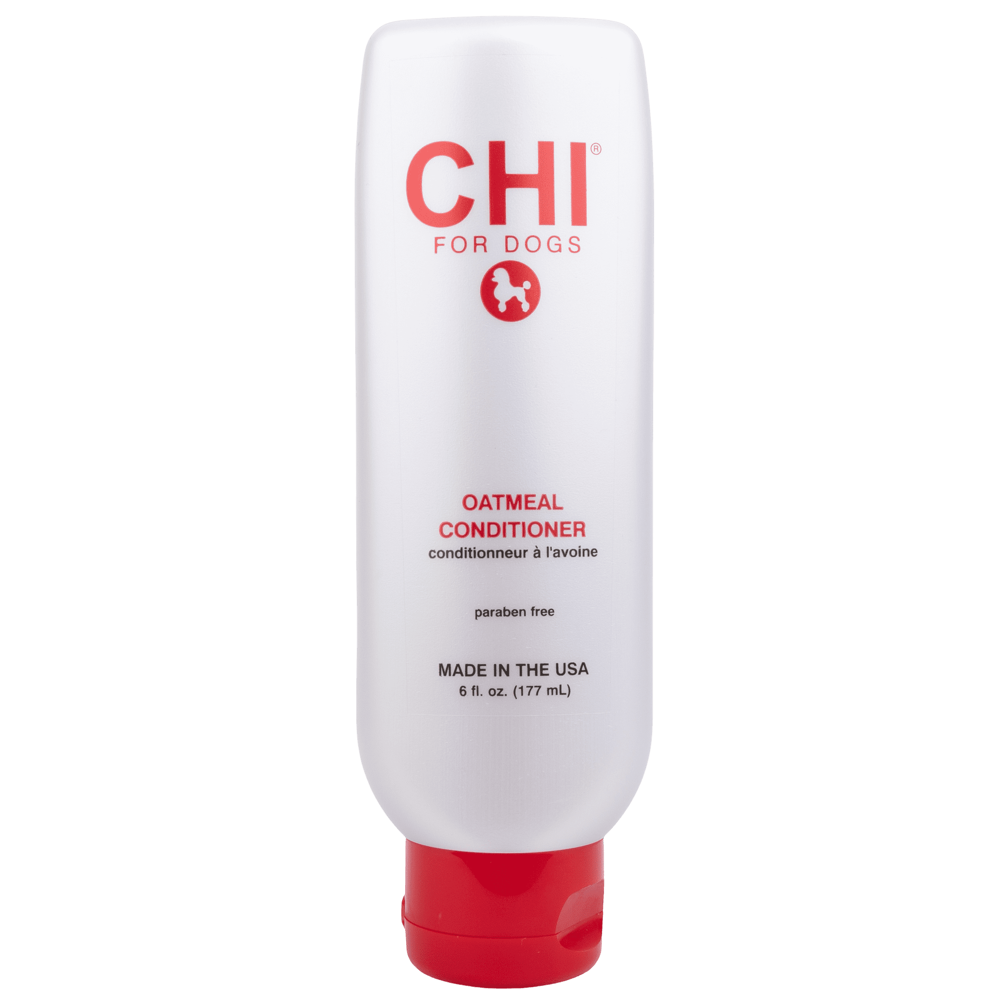 CHI for Dogs Oatmeal Conditioner - Best Moisturizing Formula for Dry Skin - Dog Conditioner with Soothing Ingredients - Paraben and Sulfate Free - pH Balanced - 6 Fl OZ