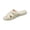 Beige, variant on H-Shape Cutout Slides, Womens Fashion Orthotic Slides Ladies Athletic Yoga Mat Memory Foam Walking Sandals Thick Cushion Recovery Summer Beach Slippers Plantar Fasciitis Arch Support, Brown 5.5