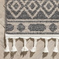 thumbnail image 4 of Well Woven Zafir Charcoal Tribal Diamond Medallion Area Rug 8x10 (7'10" x 10'6"), 4 of 8