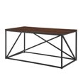 thumbnail image 1 of 40" Modern Geometric Coffee Table - Dark Concrete, 1 of 6