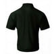 thumbnail image 3 of Ceisia Men's Slim Fit Short Sleeve Polo Shirt Solid Color Vertical Stripe Knit with Chest Pocket Army Green S Gifts, 3 of 6