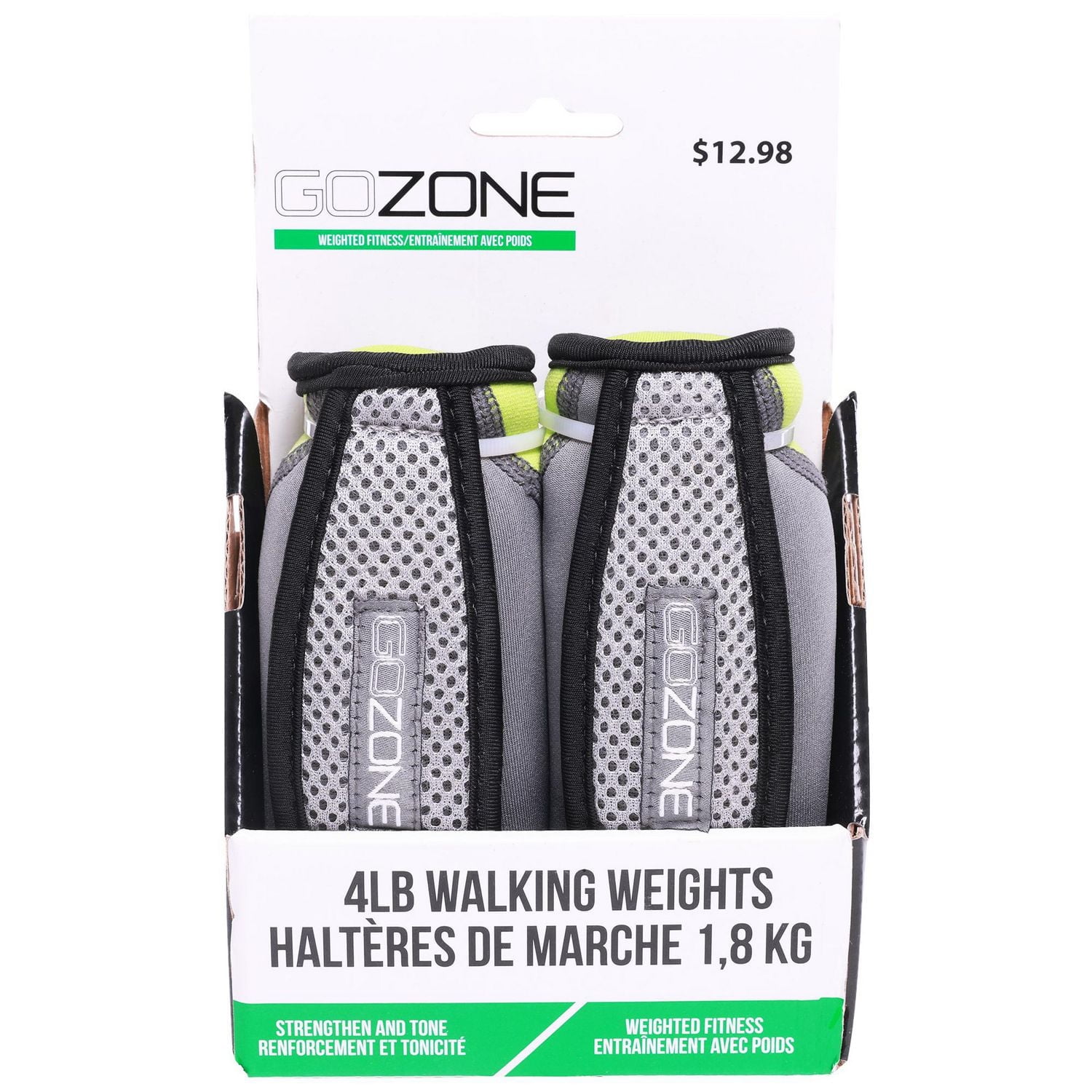 GoZone Walking Dumbbells, Breathable hand strap
