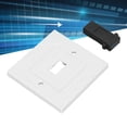 thumbnail image 4 of Placa De Pared De Salida De Receptáculo 85x85mm Fácil Instalación Panel Frontal De Enchufe De Carga De Alta Velocidad Blanco Para Hotel Para Oficina Para El Hogar, 4 of 8