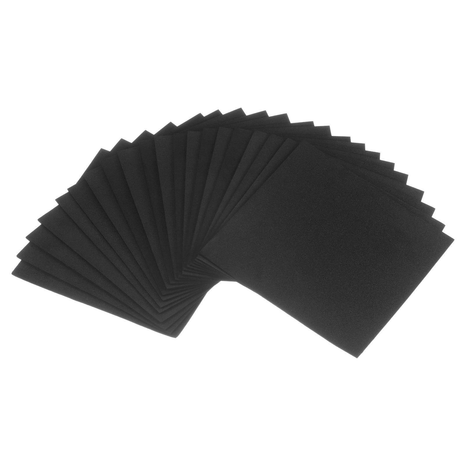 10 Feuilles De Mousse EVA Noire 1/8" D'épaisseur - 4" X 4" - Rembourrage - Uxcell