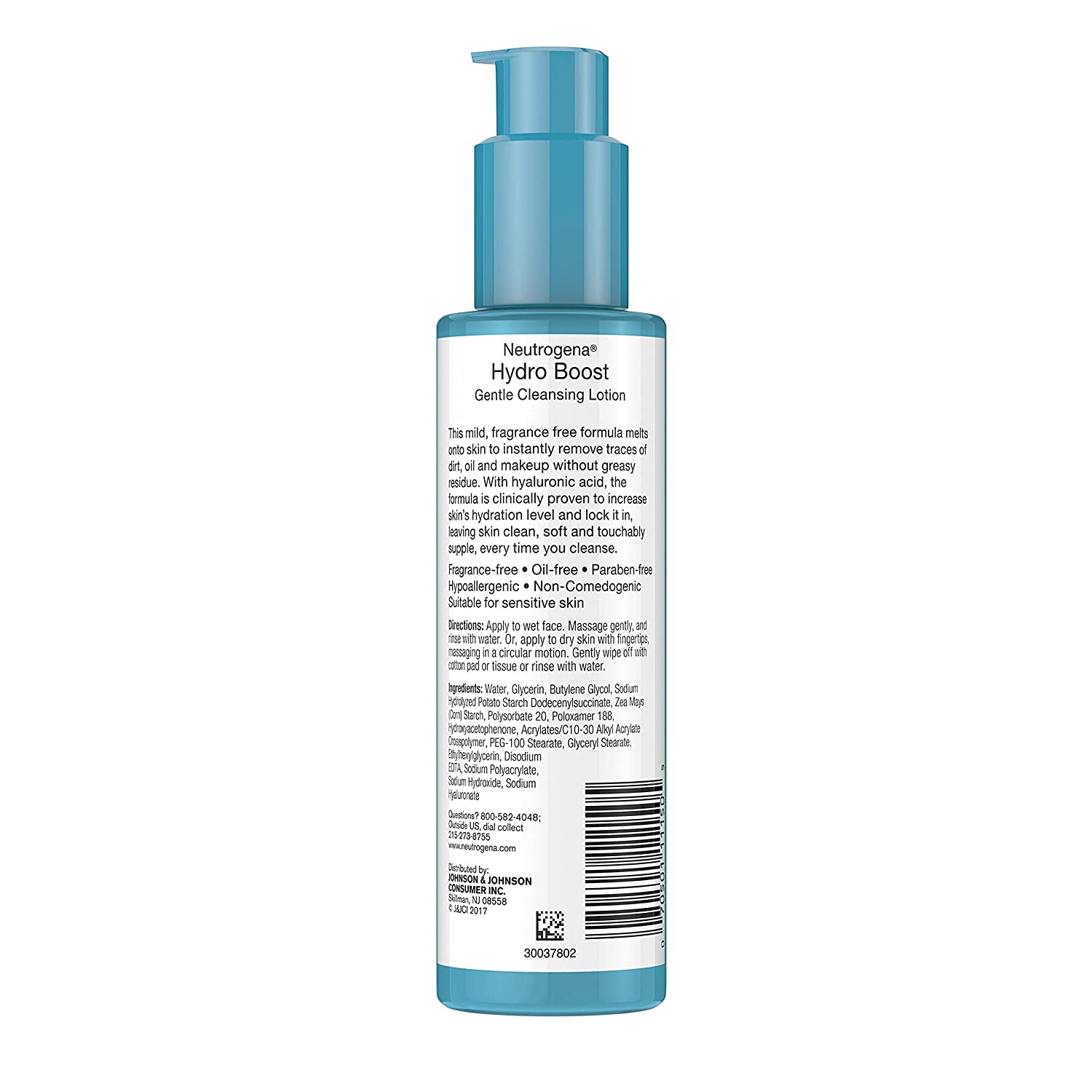 Neutrogena Hydro Boost Gentle Cleansing Lotion 5 oz (Pack of 2) - image 5 of 6