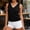 #2Black, variant on MYAOYI Womens Tank Top Scalloped V Neck Knit Tank Top Contrast Trim