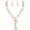 Nature-2 Set, variant on Natural Seashell Choker Necklaces Earrings Jewelry Set for Women Starfish Shell Freshwater Pearl Collar Necklaces for Women Irregular Mother of Pearl Jewelry Set(ST0023-Blue)