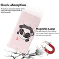 thumbnail image 3 of Compatible With Xiaomi Redmi 10c Cover Magnetic 3d Pattern Wallet Flip Case With Strap - Cute Panda, 3 of 5