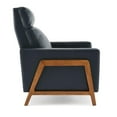 thumbnail image 4 of Pemberly Row Top Grain Leather Push Back Recliner - Midnight Blue, 4 of 13