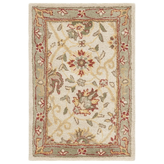 SAFAVIEH Antiquity Lilibeth Oriental Wool Area Rug, Ivory, 2' x 3'