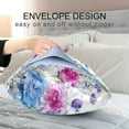 thumbnail image 7 of Watercolor Flowers Butterflies Satin Pillowcase for Hair and Skin Silk Pillowcase Soft Sleeping Pillow Covers Smooth Cooling Pillowcase with Envelope Closure Size 20x30 In Home Decor Gifts, 7 of 7