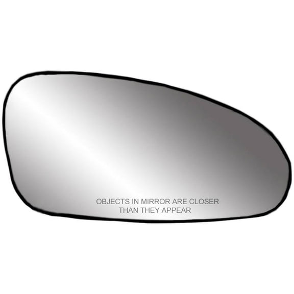 80203 - Fit System Passenger Side Non-heated Mirror Glass w/ backing plate, Dodge Ram Pick-Up 1500 05-08, Ram Pick-Up 2500/ 3500 05-09, 6 1/ 2" x 9" x 9 1/ 2" (w/ o towing pkg)