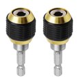 thumbnail image 1 of 2 adaptadores de herramientas de cambio rápido con portabrocas, destornillador, llave de impacto y vástago hexagonal de 1/4" de 60 mm, 1 of 4