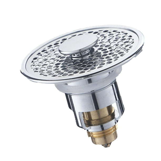 Tapón del fregadero de la cocina del drenaje del agua del diseño de la filtración de la rejilla del drenaje del fregadero 2 en 1 Núcleo de latón BLESIY Tapón del fregadero