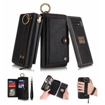 Dteck Samsung Galaxy S10  Case,Multifunction Premium PU Leather Card Slot Wallet Cover For Samsung Galaxy S10 ,Black