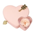 thumbnail image 2 of Caja De Regalo Joyero de corazón rosa con rosa preservada, caja de regalo de recuerdo de doble corazón para mujer (1 unidad) JASKFLY, 2 of 9