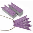 thumbnail image 3 of Inkdotpot Silver Foil Paper Hang Tags Made With Love Text Favor Tags 50 Pieces, 3 of 6
