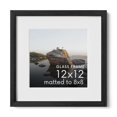 thumbnail image 1 of Marco de fotos Haus and Hues, roble, 30 x 30 cm, con cristal auténtico, negro, 1 of 8