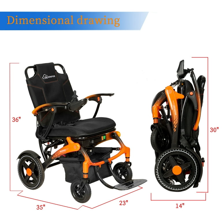 34Lb Carbon Fiber Lightweight Electric wheelchairs for Travel,15