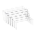 thumbnail image 2 of Luzkey 6 Pieces Acrylic Display Risers Dessert Table Display Set Perfume Organizer Stand Riser Stand for Small Toys Cupcakes Dessert, 2 of 8