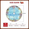 thumbnail image 4 of Bingfone Christmas Tree Skirt Mat Christmas Decoration Interior 30"-Sea And Fish, 4 of 8