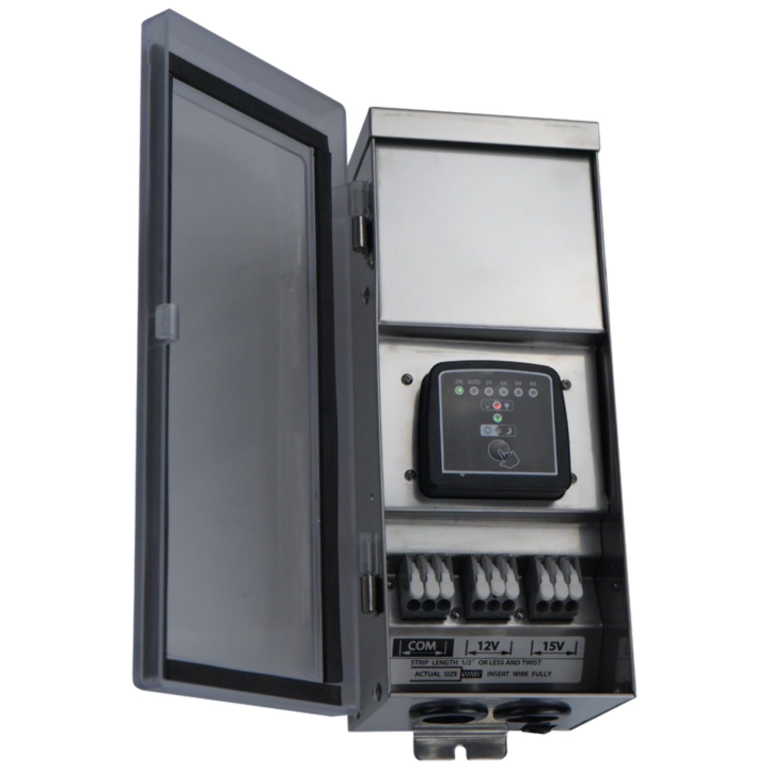 STS300 300W Digital 12V, 15V Low Voltage Transformer with Photocell & Timer IP65