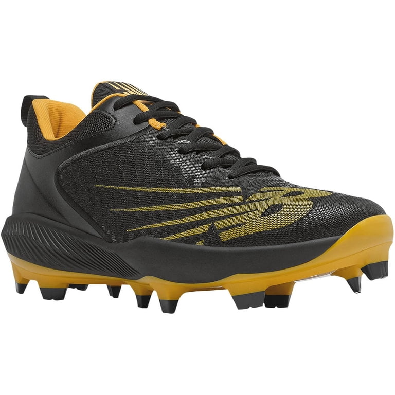 Men\'s Black and Yellow Baseball Cleats - Lightweight Youth Sport Shoes New Balance 3000v5 Metal Baseball Cleat Low main image 2