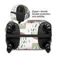 thumbnail image 4 of Haiem Frog and Forest Plants Luggage Cover Printed Suitcase Covers for Luggage Elastic Washable Suitcase Protector Fits 18-32 Inch Luggage-X-Large, 4 of 9