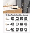 thumbnail image 4 of Jack & Rose White Noise Machine Baby, Baby Sound Machine Kids With Night Light, Portable White Noise Machine For Sleeping, 4 of 5