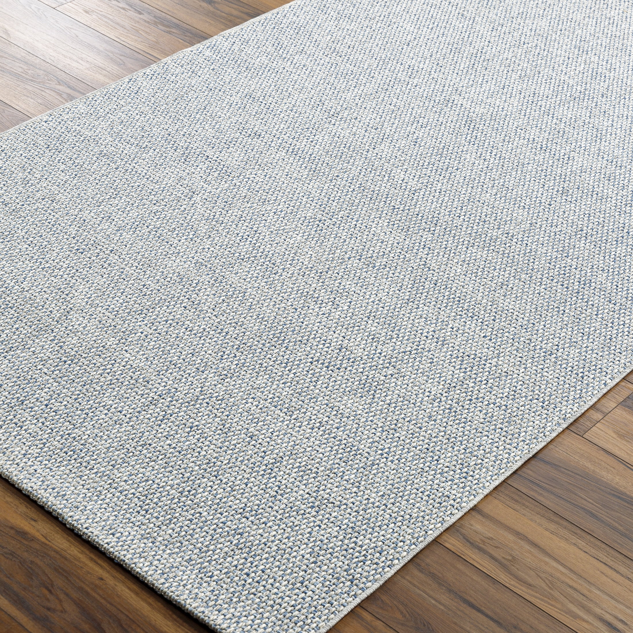 Livabliss x Becki Owens Birdie Neutral Indoor/Outdoor Area Rug,6'4" x 9',Light Blue
