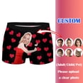 thumbnail image 4 of WILLBEST Pantalones Cortos Cortos Personalizados para Hombre con Foto, Ropa Interior Divertida Personalizada con Cara, Ropa Interior Personalizada para San Valentín, Boda para Hombre y Marido., 4 of 4