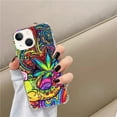 thumbnail image 2 of Colorful Art Case Compatible with iPhone 13,Unique Trendy Design TPU Bumper Cover Case, 2 of 5