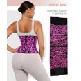 thumbnail image 3 of Cinturón de entrenamiento de cintura FeelinGirl Resilience Perspire Rose Leopard, 3 of 6