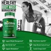 BioSlim Capsules, Advanced Formula, Bio Slim Cleanse Digestive Support Supplement Pills, 1 Month Supply (1 Pack)