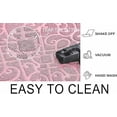 thumbnail image 7 of PetLike XL Cat Litter Trapping Mat, Thick Waterproof  Washable, Non-Slip Backing, Soft on Kitty Paws , Easy to Clean, BPA Free (Pink), 7 of 7