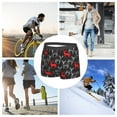 thumbnail image 7 of Men's Boxer Briefs, Simple Hand Painted Deer Red White Soft Comfy Mens Underwear Boxer Briefs Breathable With Widen Waist, 7 of 7