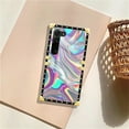 thumbnail image 7 of FKBRCL4U Compatible with Samsung Galaxy S23 Case, Holographic Abstract Iridescent Textures Luxury Golden Decoration for Girl Women Soft TPU Shockproof Protective Hard PC Back, 7 of 7