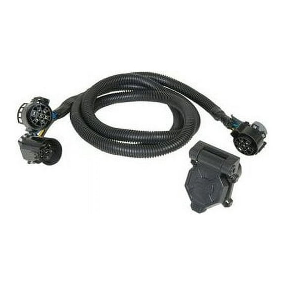 Trailer Wiring Harness - Compatible with 2001 - 2014 Chevy Silverado 2500 HD 2002 2003 2004 2005 2006 2007 2008 2009 2010 2011 2012 2013